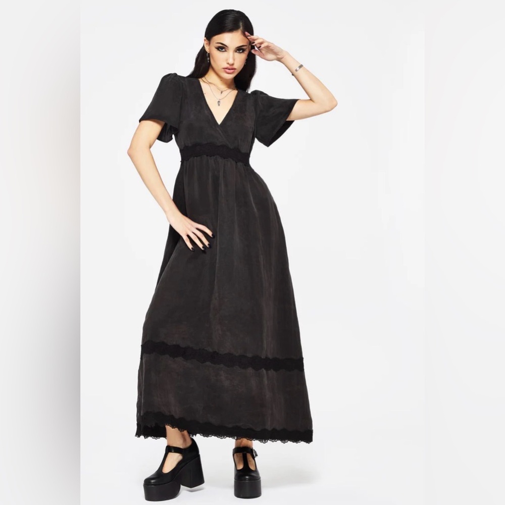 Disturbia black maxi dress